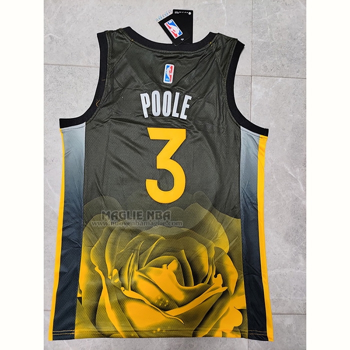 Maglia
 Jordan Poole NO 3 Golden State Warriors Citta
 2022-23 Nero

